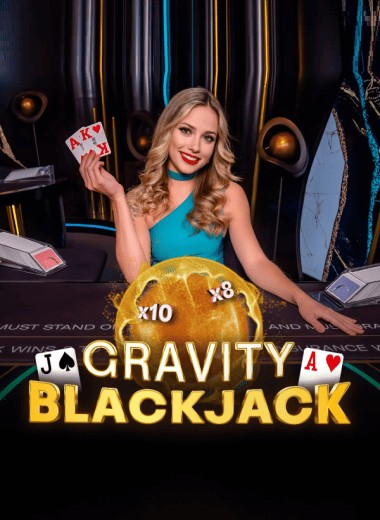 Gravity Blackjack slot visual from ICONIC21 available on bizzocasinohu.net