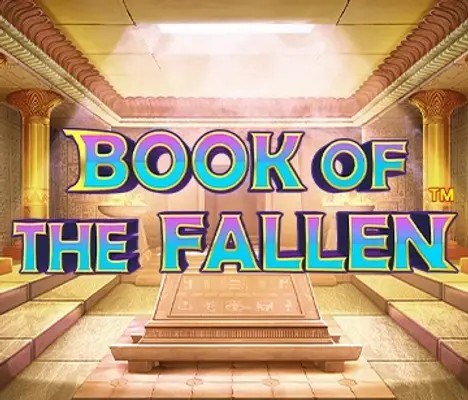 Book of the Fallen online game logo by Pragmatic Play on bizzocasinohu.net