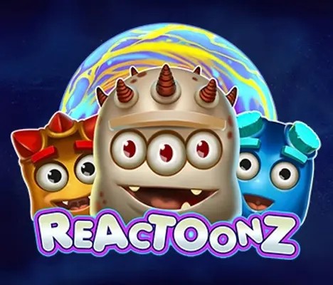 Enjoy Reactoonz by Play’n GO – logo hosted on bizzocasinohu.net